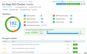 on-page SEO for small businesses